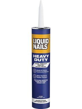 Heavy Duty Construction Adhesive, 10 oz Tube, Pack of 6, Strong Bonding Solution